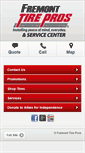 Mobile Screenshot of fremonttirepros.com